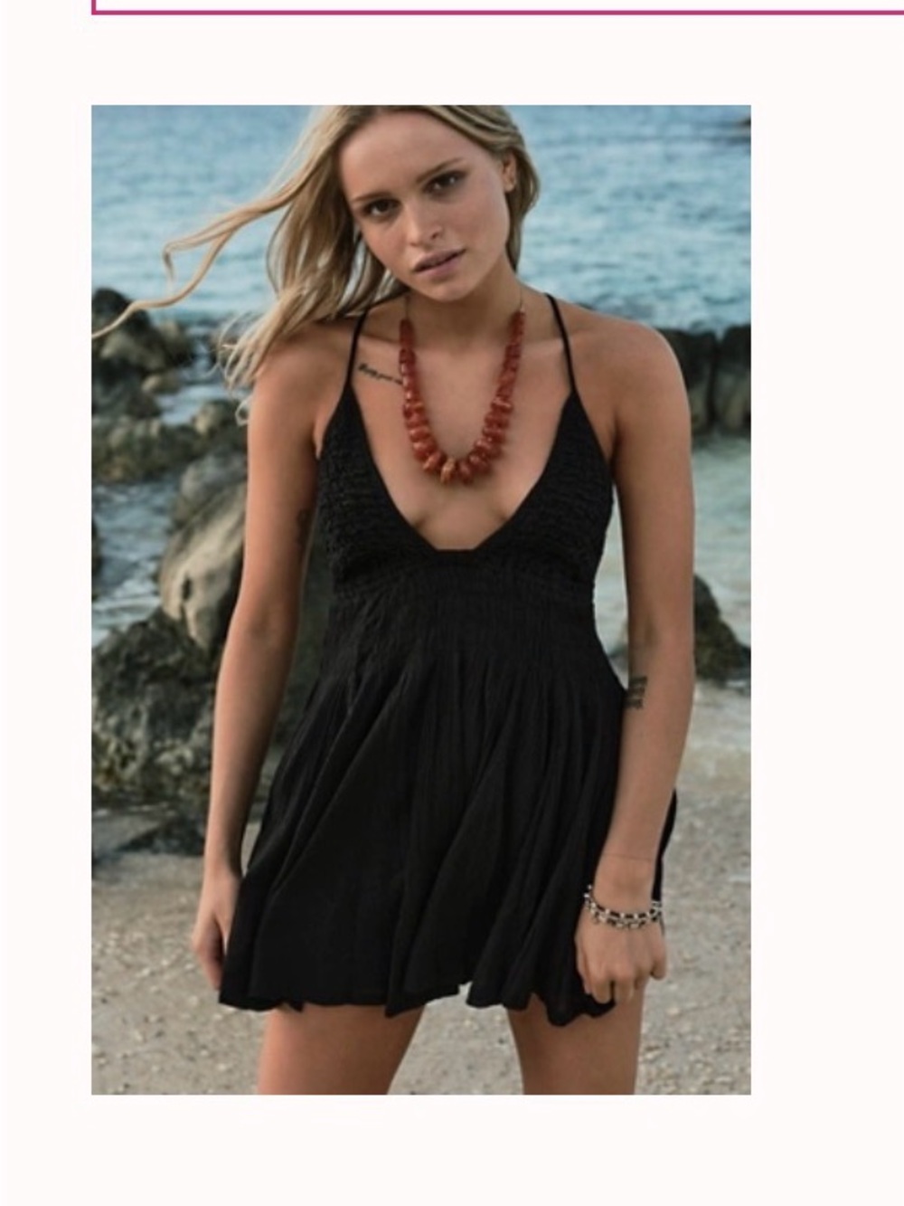 Free People Forever Favorite Mini Dress NWT